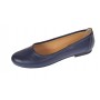 Oferta marimea 37, 39 -  Balerini dama, model casual, din piele naturala, bleumarin - LFLO3BL